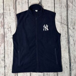 New York Yankees Pullover Vest Mens Fleece Jacket MLB Logo SGA 9/22 2023